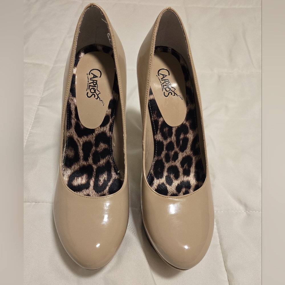 Carlos Santana Beige Heels